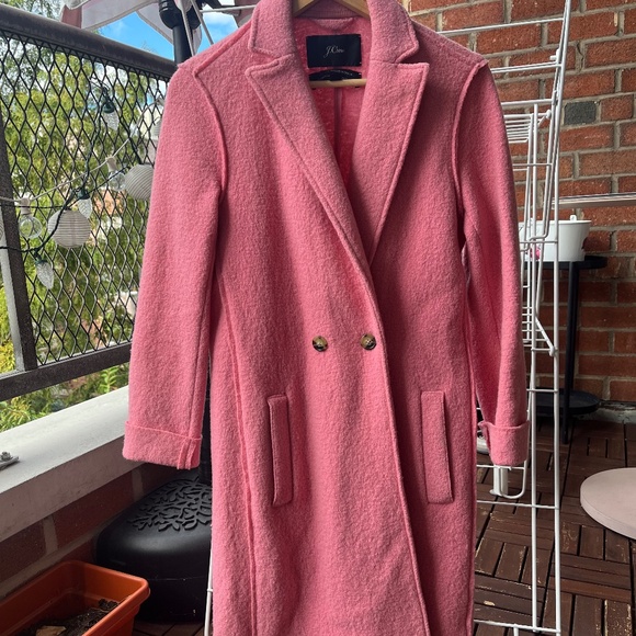 Daphne Boiled Wool pink top coat - Picture 6 of 7
